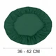Чохол на сидіння стільця Round, табурет, Meble od Nowa, велюровий, зелений (5905080705720) - зображення 5