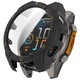 Захисний чохол Deexe Watch Case для Garmin Fenix 8 (51mm) - Black / Orange - зображення 1
