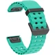 Ремінець Deexe Ocean Strap для годинників Garmin з кріпленням Quick Fit 22mm - Teal Green - зображення 1
