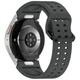 Ремінець Deexe Sport Loop для Samsung Galaxy Watch 4 / 5 / 6 / 7 / FE (40mm) - Dark Grey - зображення 1
