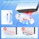 Вертикальный стенд PS5 Slim подставка держатель Pega для Sony PlayStation 5 PS 5 Slim с RGB подсветкой Белый - изображение 6