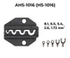 Матриця (AV)HS-1016 0.5-16 мм.кв 22-6 AWG для кримпера серії HS [AHS-1016] TACTIX - зображення 4