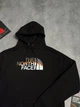 Худи унисекс с рисунком логотип в огне the north face размер M черного цвета - изображение 3