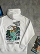 Худи унисекс с рисунком горной реки the north face размер S белого цвета - изображение 3