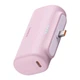 Повербанк Type-C Baseus Compact Built-In Type-C Connector 5000mAh 20W розовый (P10068306413-00) - изображение 3