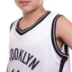 Форма баскетбольная детская NBA клуб Brooklyn Nets 11 3578 (3578_Белый-черный_S) - изображение 3