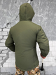 Зимова тактична куртка з утеплювачем та підкладкою Omni-Heat Softshell Olive L - зображення 8