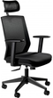 Fotel biurowy ergonomiczny Esta FS02-1H Black (5908242402741) - obraz 1