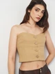 Куртка женская Zara 1608/137 S Коричневая (01608137704021) - изображение 8