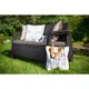 Диван для саду та тераси Keter Corfu Love Seat Max коричневий 258947 - зображення 3