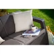 Диван для саду та тераси Keter Corfu Love Seat Max коричневий 258947 - зображення 4