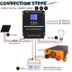 Контролер заряду 100А MPPT 12V 24V 36V 48V для lifepo4 свинцево-кислотних акумуляторів - зображення 8