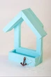 Кормушка для птиц на окно House_for_birds "Балкон" голубая - изображение 2