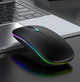 Беспроводная мышь Bluetooth 5.2/2.4Ghz USB, подсветка RGB, аккумулятор, Черный - изображение 9