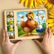 Дерев'яна настільна гра "Етапи розвитку курочки" Ubumblebees (ПСФ018) PSF018 сортер-пазл - зображення 3