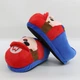 Тапочки-кигуруми Мягкие Женские Kigurumi Супер Марио Super Mario Домашние Плюшевые Тканевые Сине-красные 35-42 (W313202) - изображение 5