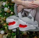 Тапочки Кигурми игрушки Kigurumi Акула Домашние Плюшевые Мужские Серый 36-43 (М753143) - изображение 1