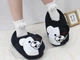 Тапочки-кигуруми Мягкие Женские Kigurumi Медведь Монокума Аниме Danganronpa Домашние Плюшевые Тканевые Черный с белым 35-42 (W753089) - изображение 2