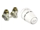 Комплект термостатичний Danfoss Regus RA + RLV-KB, H-подібний, нижнє підкл, 1/2", кутовий - изображение 3