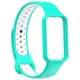 Ремінець силіконовий MRK Nike Style для фітнес браслета Mi Smart Band 8 Active/ Redmi Smart Band 2 бірюзовий з білим (mrk3477) - зображення 1