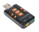 Звукова плата USB, Virtual 8.1 Channel чорний, RTL (B00226) Kingda - изображение 1