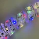 LED-гирлянда «Лента» на батарейках LaceShine, серебряная лента, разноцветный свет, 10 м - изображение 7