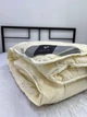 Одеяло полуторное 140х210 IDEIA Wool classic овечья шерсть зимнее цвет молочный - изображение 3