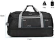 Сумка дорожня на колесах TravelZ Wheelbag Doubleloader foldable black (603096) - изображение 3
