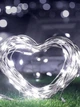 Гірлянда Роса нитка світлодіодна крапля роси 10 м 100Led білий колір на батарейках та USB Ava батарейки в комплекті - зображення 2