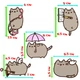 Комплект 2Life Мягкая игрушка Pusheen cat 12х15 см и Набор 5 шт многоразовых наклеек v-12317 - изображение 3