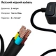 Сетевой фильтр-удлинитель RZTK Power Strip Pro 3 + 2 USB-A + USB-С (PD20W) Black 2 м - изображение 5