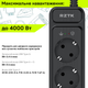 Мережевий фільтр-подовжувач RZTK Power Strip Pro 5 + 2 USB-A + USB-С (PD20W) Black 2 м - зображення 8