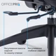 Кресло компьютерное офисное эргономичное OfficePro OC680B Black - изображение 14