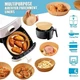 Форми паперові Air Fryer Paper одноразові для мультипечі та аерогриля 45 шт - зображення 4
