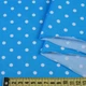 Микрофибра голубая в мелкий белый горох ш.160 (12554.005) - изображение 2