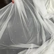 Сетка тюль белая с бусинами с утяжелителем, ш.300 (30722.002) - изображение 2