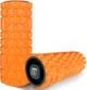 Масажний ролик-валик для МФР і йоги EasyFit Grid Roller EF-2020a-OR 33 см v.1.1 армований ролер-масажер для спини, ніг, рук і шиї із заглушками Помаранчевий (56103500) - зображення 3