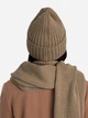 Шапка женская ARTKNIT Sofia Wool 38235 54-58 Ореховая (4823093419384) - изображение 3