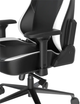 Fotel gamingowy DXRacer Craft Black/White (GC/LCF23LTA/NW) - obraz 15