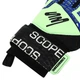 Перчатки вратарские GK-4321 SOCCERMAX (PVC, PL, р-р 9, цвет салатовый-синий) - изображение 5