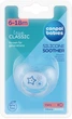 Пустышка Canpol Babies Newborn baby силиконовая круглая 6-18 месяцев Голубая (22/563_blu) - изображение 2