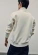 Чоловічий світшот з верхньою блискавкою Regular Fit H&M (57731) М Молочний - изображение 3