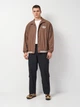 Спортивная ветровка мужская Adidas Coach Jacket IY7371 L Коричневая (4067896895673) - изображение 3