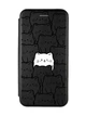 Чохол-книжка чорний з малюнком на Xiaomi Redmi 9C/10A Котики (принт 392) - зображення 1