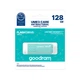 Флеш память флешка GoodRAM UME3 128GB USB Flash USB 3.0 CARE Antibacterial Turquoise (UME3-1280CRR11#) - изображение 3