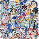 Набор наклеек Sonic Соник стикеры 50 штук стикерпак стикербомбинг на авто телефон ноутбук самокат гаджеты (SVS) - изображение 3