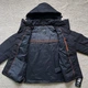 Мужская куртка CMP MAN JACKET ZIP HOOD TWILL Nero 34K0147-U901 52 (XL) серая (11910059) - изображение 4