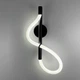 Настенный светильник светодиодный Бра Light House LNF-17397 14W 45 см черный с гибким неоном - изображение 6