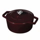 Кастрюля чугунная 24 см 4,35 л Berlinger Haus Metallic Line Burgundy Edition (BH-6497) - изображение 1