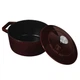 Кастрюля чугунная 24 см 4,35 л Berlinger Haus Metallic Line Burgundy Edition (BH-6497) - изображение 5